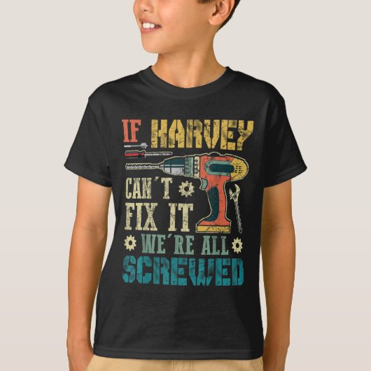 Mens If Harvey Can't Fix It We're All Screwed Funn Tシャツ (正面)