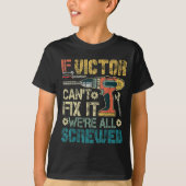 Mens If Victor Can't Fix It We're All Screwed Funn Tシャツ (正面)