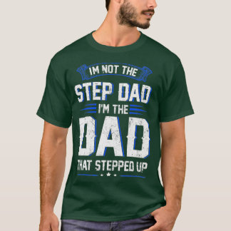 Mens ImではないステップパパImステップUを踏んだパパ Tシャツ