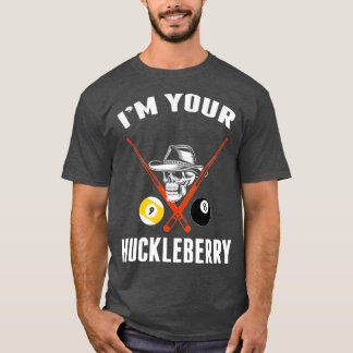 Mens IM最高の Your Huckleberryのビリおもしろいアカッコいいー Tシャツ