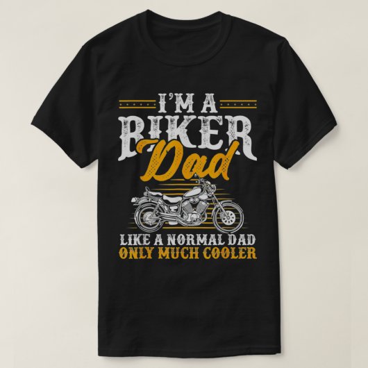 Mens I'm a Biker Dad Funny Motorcycle Rider Dad Fa Tシャツ (デザイン正面)
