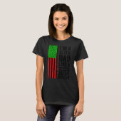 Mens I'm a Black American Pan African Fla Tシャツ (正面フル)
