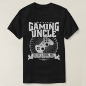 Mens I'm A Gaming Uncle Like Normal Uncle Much Coo Tシャツ (デザイン正面)