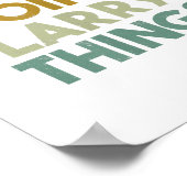 Mens I'm Larry Things おもしろい First Name ポスター (角)