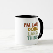 Mens I'm Larry Things おもしろい First Name マグカップ (正面右)