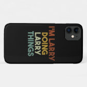 Mens I'm Larry Things おもしろい First Name Case-Mate iPhoneケース (裏面(横))