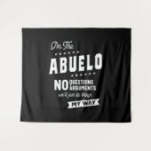 Mens I'm the Abuelo No Questions タペストリー (正面(横))