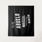 Mens I'm the Abuelo No Questions タペストリー (正面)