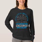 Mens Information Technology Specialist Computer Jo Tシャツ (正面)