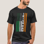 Mens Irish Dad Irland Irish Dad Tシャツ (正面)