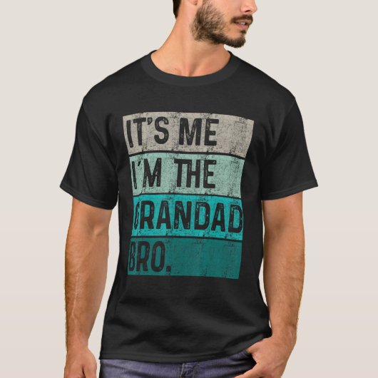 Mens It I m M The Grandad Broヴィンテージ父ダ Tシャツ (正面)