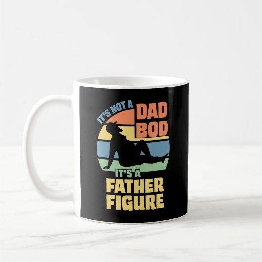 Mens Its Not AパパBod Its A Father姿12 コーヒーマグカップ (左)