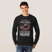 Mens It's Not A Dad Bod It's A Father Figure Funny Tシャツ (正面フル)