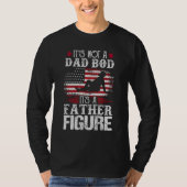 Mens It's Not A Dad Bod It's A Father Figure Funny Tシャツ (正面)
