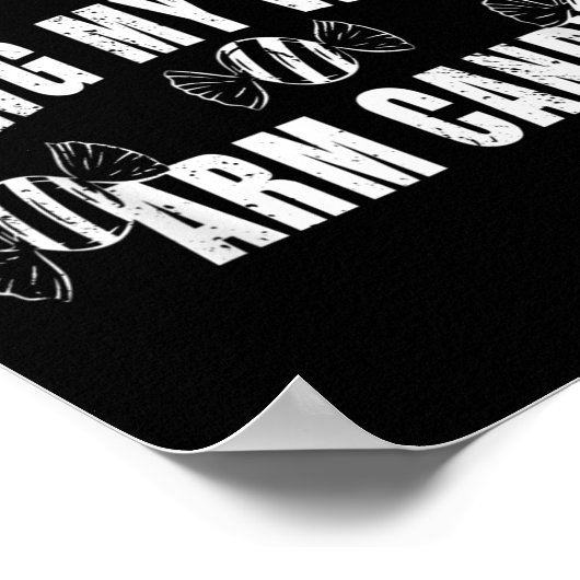 Mens Its Not Easy Being My Wifes Arm Candy Funny H ポスター (角)