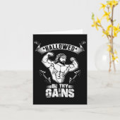 Mens Jesus Bodybuilding T Shirt - Funny Jesus Weig カード (黄色い花)