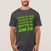 Men's John 3:16 Tシャツ (正面)