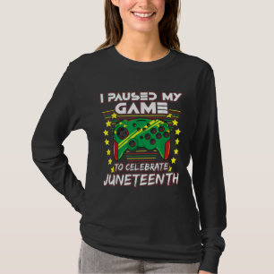 Mens Junechuch Gamerが私のビデオゲームを一時停止6月19 Tシャツ