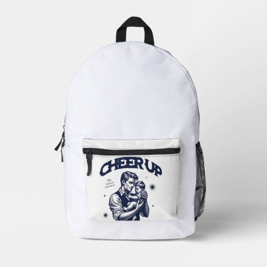 MEN'S/KIDS DADDY CHEER UP BACKPACK  プリントバックパック (正面)