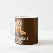 Mens Kinkajou Dad Father Honey Bear Night Ape コーヒーマグカップ (正面左)