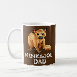 Mens Kinkajou Dad Father Honey Bear Night Ape コーヒーマグカップ