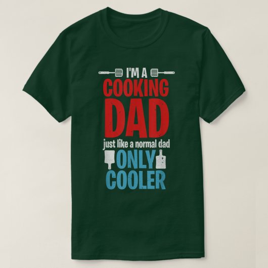 Mens Koch Papa Grandpa Father's Day Cooking Grilli Tシャツ (デザイン正面)