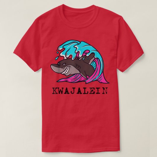 Mens Kwajalein Atoll Kwaj Marshall Islands Shark O Tシャツ (デザイン正面)
