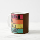 Mens Lawyer Dad Legend Husband Wedding Father's コーヒーマグカップ (正面左)