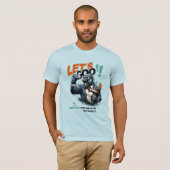 MEN'S LET'S GOO LESSONS LEARN JERSEY T SHIRT Tシャツ (正面フル)