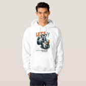 MEN'S LET'S GOO LESSONS LEARN PULLOVER HOODIE パーカ (正面フル)