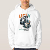 MEN'S LET'S GOO LESSONS LEARN PULLOVER HOODIE  パーカ (正面)