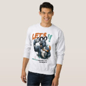 MEN'S LET'S GOO LESSONS LEARN PULLOVER SWEATSHIRT スウェットシャツ (正面フル)