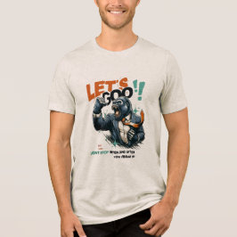 MEN'S LET'S GOO LESSONS LEARN TRI-BLEND T シャツ