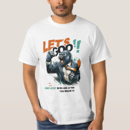 MEN'S LET'S GOO LESSONS LEARN VALUE Tシャツ