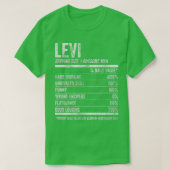 Mens Levi Nutrition Personalized Name  Funny Name  Tシャツ (デザイン正面)