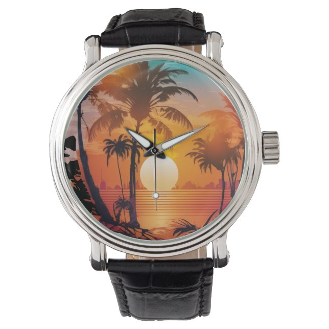 MEN'S LIFE'S JOURNEY CHEER UP  SILVER WATCH 腕時計 (正面)