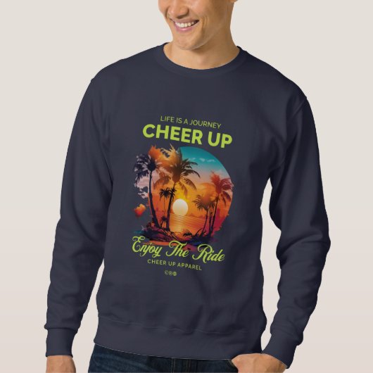 MEN'S LIFE'S JOURNEY CHEER UP SWEATSHIRT  スウェットシャツ (正面)