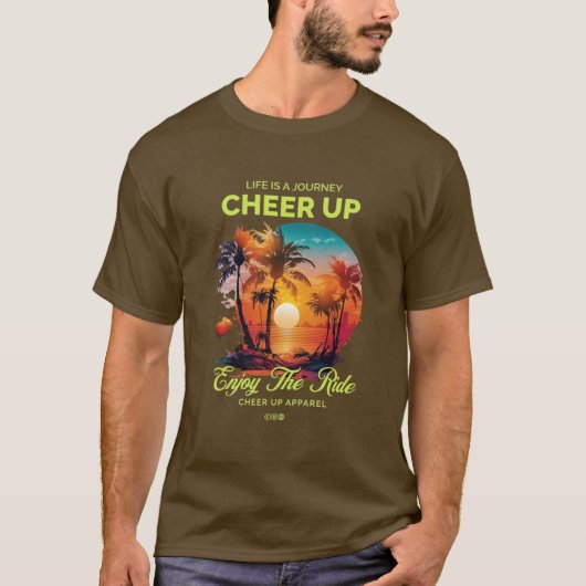 MEN'S LIFE'S JOURNEY CHEER UP T SHIRT  Tシャツ (正面)
