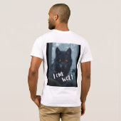 mens(lone wolfデザイン) tシャツ (裏面フル)