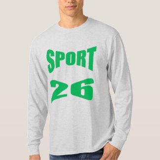 Men's Long Sleeve Shirt ash  SPORT 26 Tシャツ