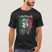 Mens Low Rider Bicycle Mexican Chicano Mexico Lowr Tシャツ (正面)