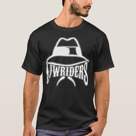 Mens Lowrider Hat LA Chicano Cholo Los Angeles Low Tシャツ (正面)