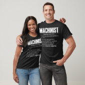 Mens Machinist定義エンジンドライバー名詞CNC Tシャツ (ユニセックス)