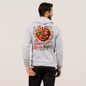 Men's Magical Gingerbread Cozy Christmas Pullover  パーカ (裏面フル)