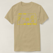 Mens May The (F=Mdvdt) Be With You Engineer Scienc Tシャツ (デザイン正面)