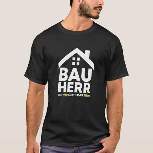 Mens Men s Bauherr House Building Tensioning Festi Tシャツ (正面)
