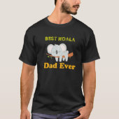 Mens Mens Best Koala Ever Daddy Koala Bear Animal  Tシャツ (正面)