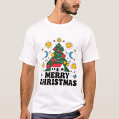 Men's Merry Christmas Basic T-Shirt: Festive New M Tシャツ (正面)