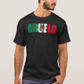 Mens  Mexican Abuelo Mexico Tシャツ (正面)