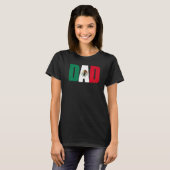 Mens  Mexican Flag Dad Mexico Tシャツ (正面フル)